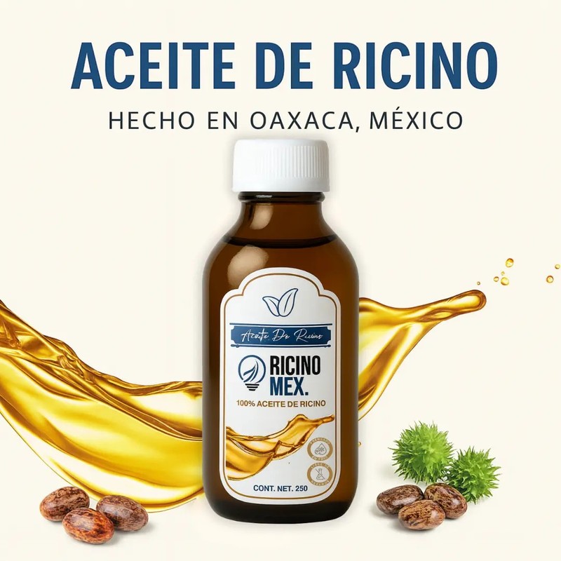 Aceite De Ricino Puro 250 Ml. Pestañas-uñas-corporal
