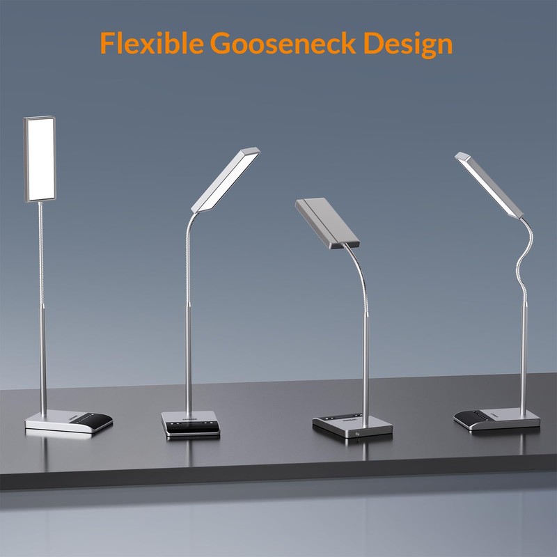 LEPOWER Desk Lamp, 800LM LED for Home Office, 12W Reading