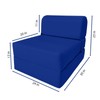 Danfuton Sleeper Chair Folding Foam Beds, Flip Sofa Bed Sit