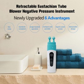 Ear Pressure Relief Device, Eustachian Tube Unclogger Balanced Ear Pressure for Flying Diving Swimming