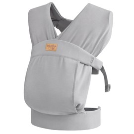 vrbabies Baby Wraps Carrier Sling, Baby Carrier for Newborns and Toddlers,Skin-Friendly and Soft Front Baby Carrier Wrap Perfect Baby Gifts (Light Grey, Cotton)