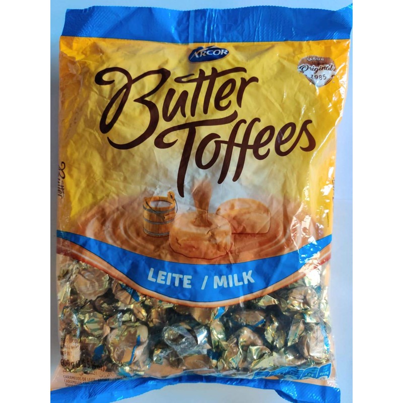 ARCOR Bala Butter Toffees Leite 600 grs. / Butter Toffes