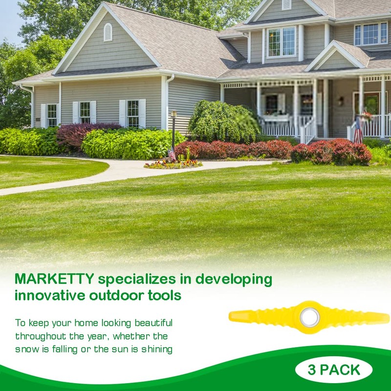 SB601RB-3Pack Replacement Blade Sharp Blade, Replacement Blades, Weed Wacker Blades