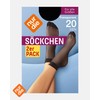 Nur Die Women's 621702 Socks 20 DEN Black (schwarz) One