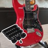 Bstinay SSS Guitar Pickup Cover with Volume Knob Tone Knob