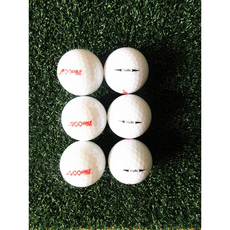 6 pcs A99 Golf Twilight Light-up Multi-Color Flashing Golf Balls