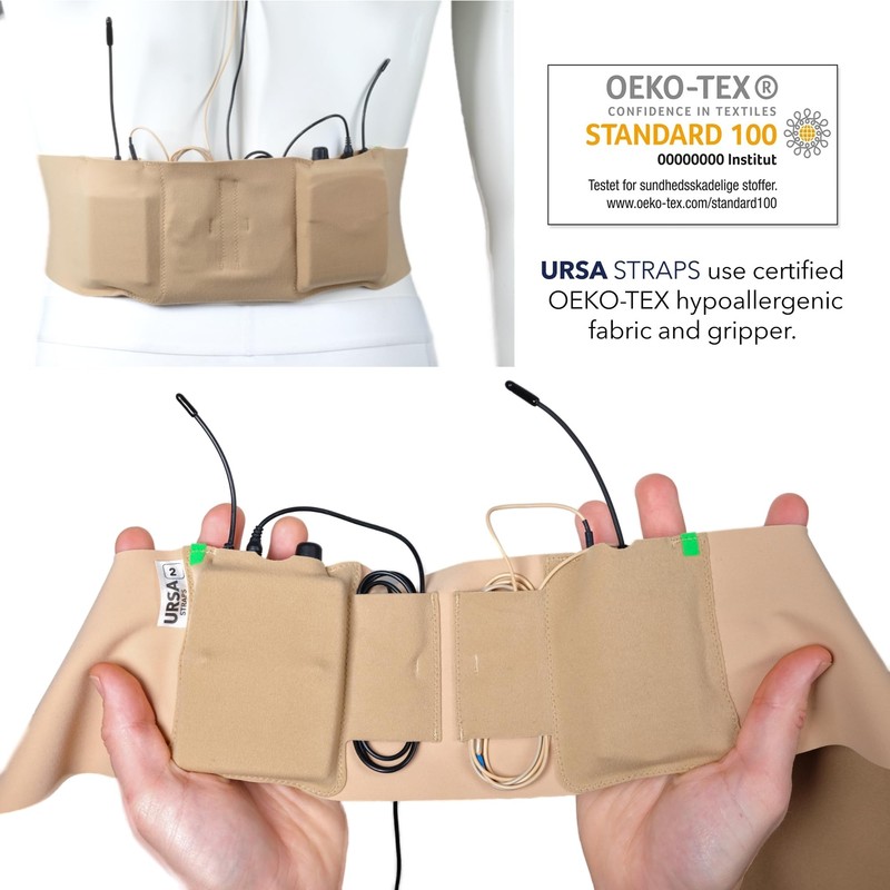 URSA Double Pouch Waist Strap - Ultra Slim, Breathable &