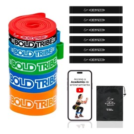 Unlimited Pack 6 Ligas Bandas Resistencia Crossfit Pull Ups Con 13 Bonos Video Tutoriales Ejercicio Piernas Calistenia