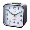 Tinload Small Battery Operated Analog Travel Alarm Clock Silent Non