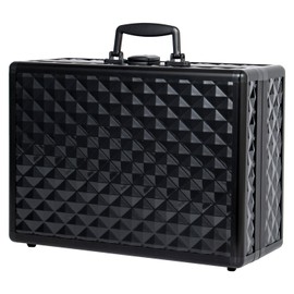 Portable LED Makeup Case with Lockable Storage, Travel-Friendly Cosmetic Organizer
