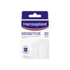 Hansaplast Sensitive Plasters, Pack of 20, Skin-Friendly and Hypoallergenic Wound