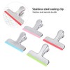 Zerodis Clips para Bolsas, Clips de Alimentos de Acero Inoxidable