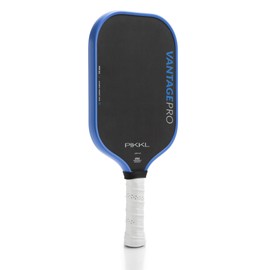 PIKKL VantagePro Carbon Fiber Pickleball Paddle (Blue, 16 mm)
