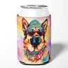 Caroline's Treasures German Shepherd Hippie Dawg Can or Bottle Hugger