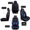 For Ford Car Seat Covers Leather Full Set 5-Seats Front