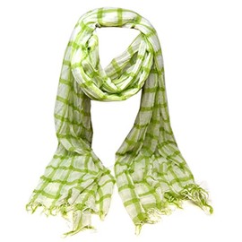 azzesso Claire Scarf Approx. 200 x 60 cm / Fashionable Scarf in Lumberjack Look / Neckerchief in 11 Different Colours / Women's Accessories from Italian Fashion Professional, Green