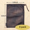 Nylon Mesh Bag, 8-Pack Speicher Ditty Stuff Drawstring Pouch für