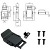 Stainless Steel Spring Loaded Black Draw Latches & Tension Latches