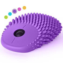 Fidget Computer Mouse, Cute Wireless Mouse - Hoglet Perfect Fidget Tool + Tactile Computer Mouse (Purple)