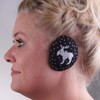 earbags Ohrenwärmer Fashion, Elch schwarz, M