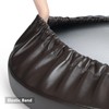 Shinnwa Round Stool Cushions with Elastic Waterproof Leather Covers and