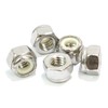 1/4"-20 Nylon Insert Lock Nut (100 Pieces) Stainless Steel Finish