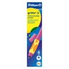 Pelikan 955237 928119 Tintenschreiber Griffix Pink (Berry) für Rechtshänder