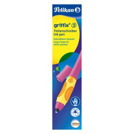 Pelikan 955237 928119 Tintenschreiber Griffix Pink (Berry) für Rechtshänder