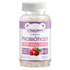 Gomitas V-PROB con probioticos sabor arandano, frasco con 60 gomitas
