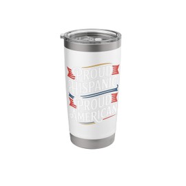 Proud Hispanic Proud American Hispanic Heritage Month Stainless Steel Insulated Tumbler