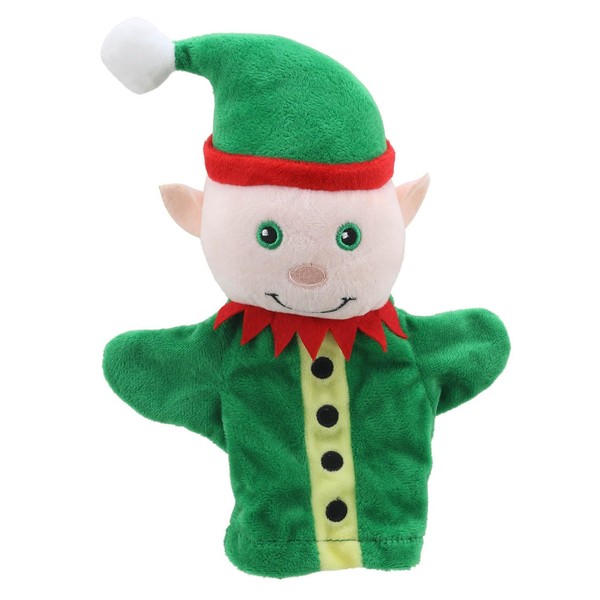 The Puppet Company - My First Christmas Puppet - Elf Hand Puppet Suitable From Birth - PC003824