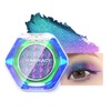 CHARMACY Multichrome Glitter Eyeshadow, Intense Pigmentation Chameleon Sparkling Eyeshadow, Bright