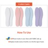 Sintege 4 Pairs Breathable Shoe Insoles for Men and Women