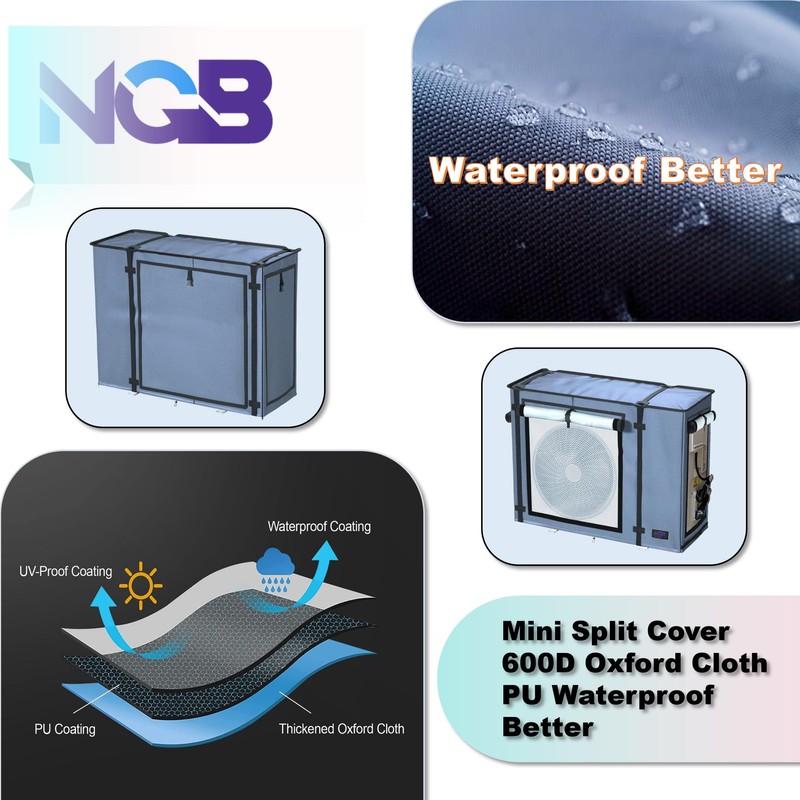 NGB Mini Split Cover for Air Conditioner Outdoor Unit,29.1" L