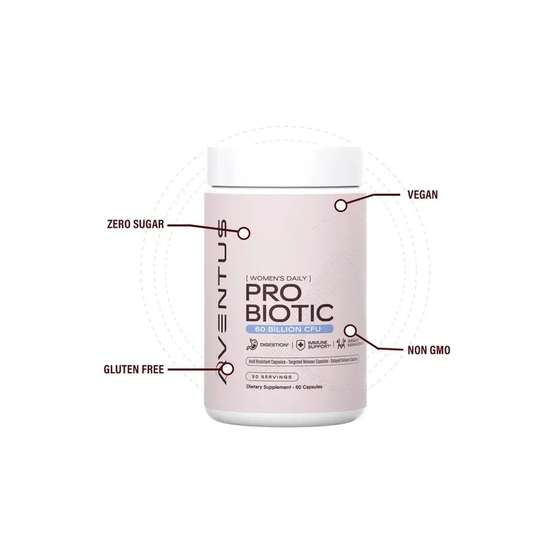 Aventus Women's Daily Probiotic 60 Caps - 30 Serv Sfn