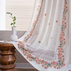 MYSKY HOME Boho Curtains for Bedroom 63 Inch Long Linen
