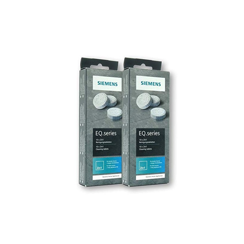 Siemens Original TZ80001 Cleaning Tablets (Pack of 2 x 10)