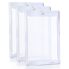 Titokiwi Trading Card Cases - Acrylic Protective Case for Trading Cards Set of 3 - Suitable for All Standard Trading Cards - with Secure Magnetic Closure