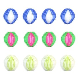 12 PCS Pet Hair Remover Washing Machines Reusable Washing Balls Washing Machine Hair Catcher in Washing Machine for Dissolves Fur and Clothes Pet Hair Remover for Laundry