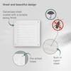 Vent Systems 5 x 5 Inch (Inner) White Vent Cover