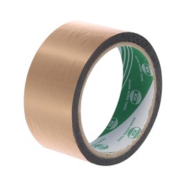 MECCANIXITY Champagne Gold Metalized Tape 1 Inch x 55 Yards Decor Tape for Detailing Accent Wall, Graphic Arts, Pack of 1