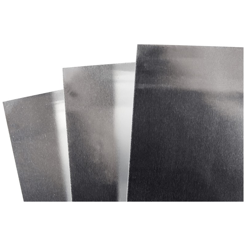 Rayher Silver Coloured Metallic Foil Sheets for Crafts, Set of