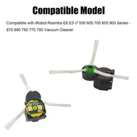 Side Brush Motor Module for Roomba 500/600/700/800/900 i3 i7 e5 e6 e7 530 560 570 620 650 694 780 900 860 870 880 890 960 980 Series, Vacuum Cleaner Replacement Parts