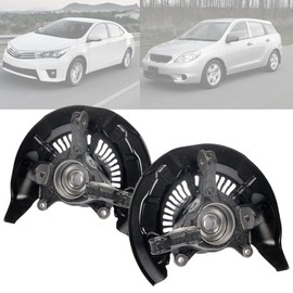 Steering Knuckle & Wheel Hub Bearing Assembly for Toyota Corolla 2014-2018, Toyota Matrix 2014, 698-477, LK033, 698-476, LK034 Front Driver and Passenger Side