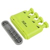 Finger Strengthener Exerciser Adjustable Tension Plastic Trainer for Musician GuitaristGreen