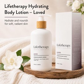 Lifetherapy Hydrating Lotion For Hand & Body Non Greasy Lightweight Lotion Made with Shea Butter (Loved)