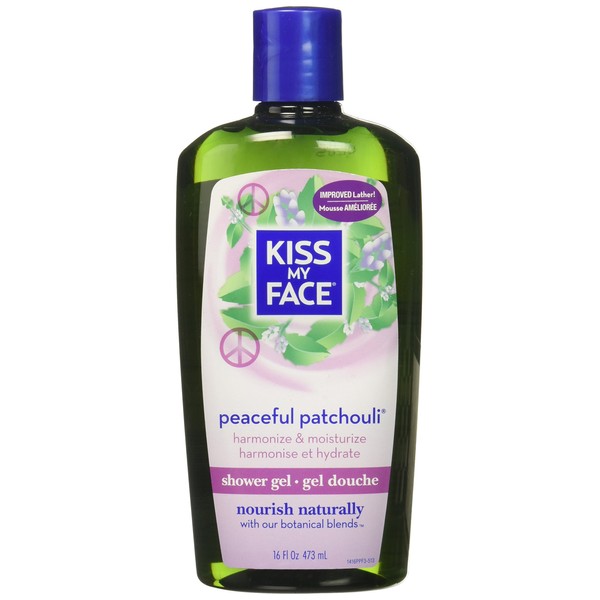 Kiss My Face, Shower Gel & Foaming Bath, Peacefully Patchouli, Harmony, 16 oz