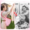 lasuroa Laundry Apron with Bag, 79 x 55 x 2