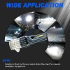 AQJ For Kawasaki ATV KFX400 2003-2006 KFX450R 2008-2014 H6 LED