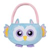 Beyond Your Thoughts Owl Easter Basket for Kids, Cute Plush